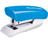 Мини-степлер BERLINGO Blitz №24/6, 26/6 до 15 листов, пластиковый корпус, голубой DSp_15314