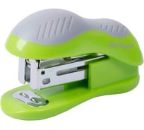 Мини-степлер BERLINGO Office Soft №24/6, 26/6 до 15 листов, зеленый H15004