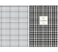 Блокнот ArtSpace Узор Fashion pattent А4 80 листов на гребне, твердая подложка Б4к80гр_27699