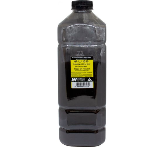 Тонер универсальный Hi-Black для HP LJ 1010, Bk, 1 кг, канистра HB-Rus-HP-Univ1010-Bk-1000G 1