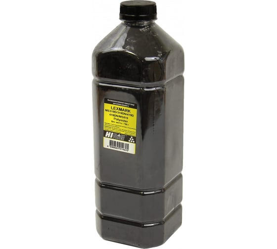 Тонер Hi-Black для Lexmark MS310d/310dn/410d/410dn/MS810dn, Polyester, Bk, 750 г, канистра HB-LX-MS310d/410d-Poly-Bk-750G
