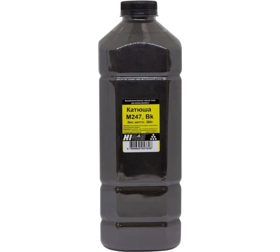 Тонер Hi-Black для Катюша M247, Bk, 380 г, канистра HB-Kat-M247-Bk-380G 1