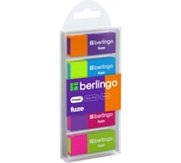 Ластик BERLINGO Fuze 5 шт, прямоугольные, 50х20х11 мм, пластиковая коробка BLc_00380_5