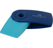 Прямоугольный ластик Faber-Castell Sleeve Mini 54х25х13 мм, пластиковый футляр, ассорти тренд цвета 182445