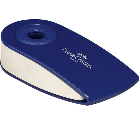 Прямоугольный ластик Faber-Castell Sleeve Mini 54х25х13 мм, пластиковый футляр ассорти 182411