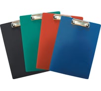 Планшет BERLINGO с зажимом А4, пластик, ассорти APp_04209