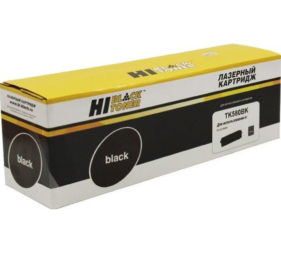 Тонер-картридж Hi-Black для Kyocera FS-C5150DN/ECOSYS P6021, Bk, 3,5K HB-TK-580Bk 1