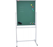 Поворотная магнитно-комбинированная доска BoardSYS 100х75 см, вертикальная, в алюминиевом профиле 30ПО-75К