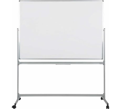 Поворотная магнитно-маркерная доска BoardSYS 100х120 см, горизонтальная, в алюминиевом профиле 30ПО-120Ф