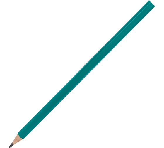 Карандаш чернографитный STAFF EVERYDAY BLP-963, 1 шт, НВ, пластиковый, зеленый корпус 180962
