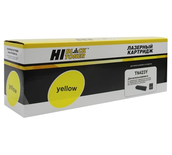 Тонер-картридж Hi-Black для Brother HL-L8260CDW/8360/MFC L8690CDW, Y, 4K HB-TN-423Y 1