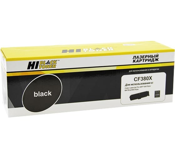 Картридж Hi-Black для HP CLJ Pro MFP M476dn/dw/nw, №312X, Bk, 4,4K HB-CF380X