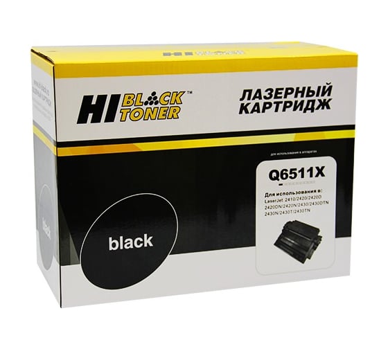 Картридж Hi-Black для HP LJ 2410/2420/2430, 12K HB-Q6511X