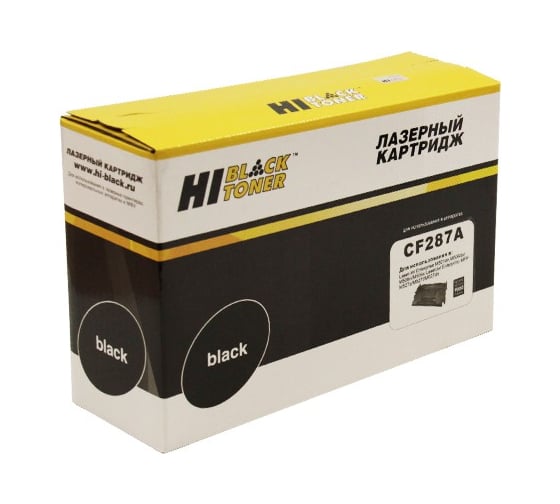 Картридж Hi-Black для HP LJ M501dn/M506dn/M506x/M527dn/M527f/M527c, 9K HB-CF287A 1