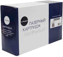 Картридж Netproduct для HP CLJ CP4025/4525, восстановленный, Y, 11K N-CE262A