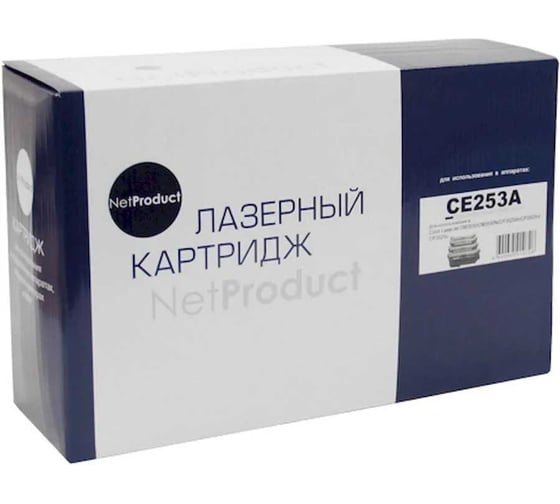 Картридж Netproduct для HP CLJ CP3525/CM3530, восстановленный, M, 7K N-CE253A