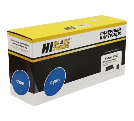 Картридж Hi-Black для Xerox Phaser 6180n/6180MFP, Восстановленный, C, 7K HB-113R00723 1