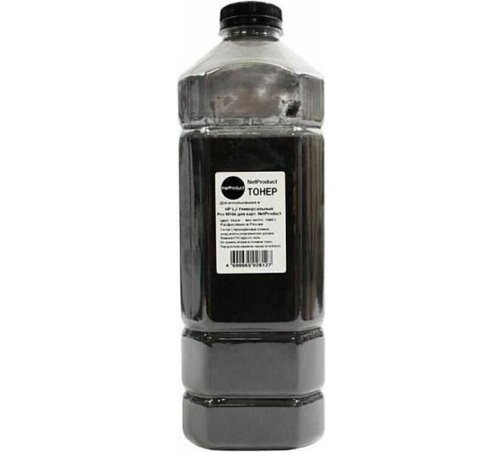 Тонер универсальный Netproduct для Kyocera TK-170, Bk, 900 г, канистра N-KY-UnivTK170-Bk-900G