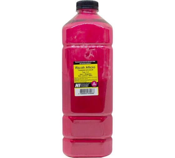 Тонер универсальный Hi-Black для Ricoh Aficio Color, Тип 1.0, M, 500 г, канистра HB-Ricoh-Univ-T1.0-M-500G 1