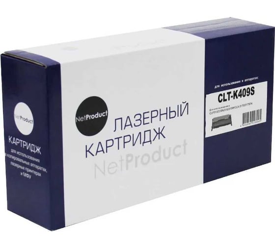 Тонер-картридж Netproduct для Samsung CLP-310/315/CLX-3170fn/3175, Bk, 1,5K N-CLT-K409S 1