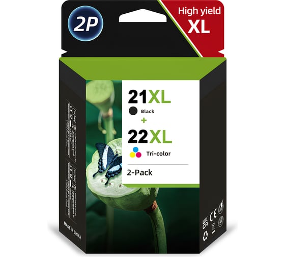 Комплект картриджей Solution Print HP 21XL/22XL C9351CE/C9352CE OEM.ref 354368
