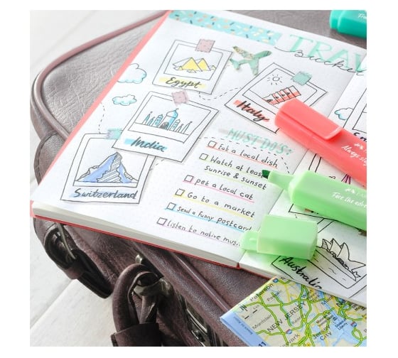 Текстовыделитель Faber-Castell TL 46 Pastel 100 шт, ассорти, 1-5 мм, пластиковый куб 254613