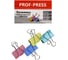 Зажим для бумаг Prof-Press цветной 25 мм, набор 12 шт, в картонной коробке ЗК-4173 6
