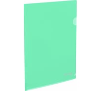 Непрозрачная жесткая папка-уголок BRAUBERG А4 цвет мятный 0,15мм, PASTEL 272892