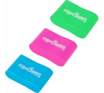 Эргономичный ластик ЮНЛАНДИЯ СУПЕР 33x21x10 мм, яркие цвета ассорти 272667