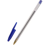 Шариковая ручка Profit Кристалл синяя, диаметр 0.7 мм, с прозрачным корпусом РШ-4535