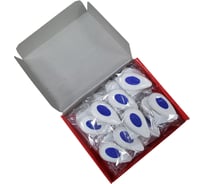 Ластик Prof-Press синтетический каучук, белый, 51х28х11 мм, капля с держателем, 24 шт Л-3206