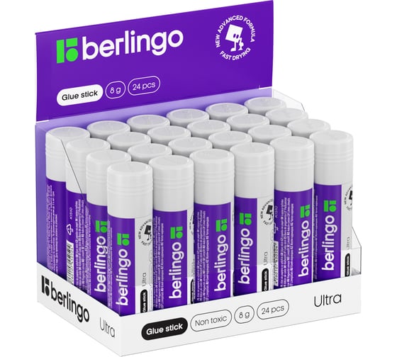Клей-карандаш BERLINGO Ultra 8 г K1510