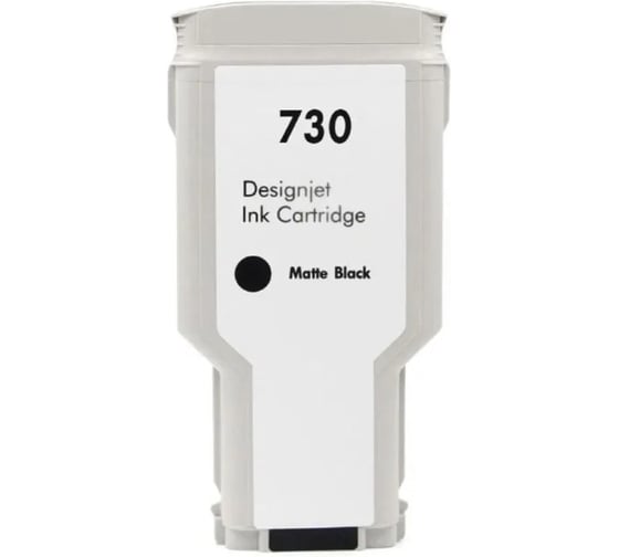 Струйный картридж NV Print 730 Matte Black для HP DesignJet T1700, T1600, T2600 300 мл совместимый NV-P2V71A