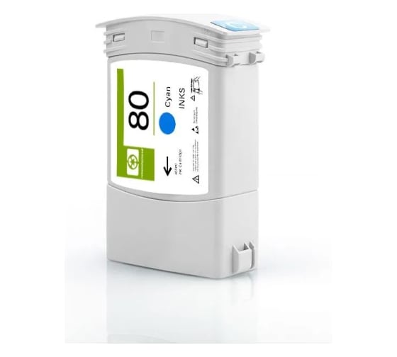 Струйный картридж NV Print 80 Cyan для HP DesignJet 1050c, 1055cm 400 мл совместимый NV-C4846A