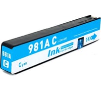 Струйный картридж NV Print 981A Cyan для HP PageWide 556/586 100 мл совместимый NV-J3M68A