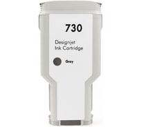 Струйный картридж NV Print 730 Gray для HP DesignJet T1700, T1600, T2600 300 мл совместимый NV-P2V72A