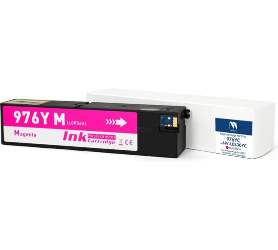 Струйный картридж NV Print NVP 976YC Magenta для HP PageWide P55250/P57750dw MFP Managed 16000 страниц совместимый NV-L0S30YC 1