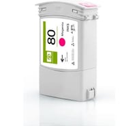 Струйный картридж NV Print 80 Magenta для HP DesignJet 1050c, 1055cm 400 мл совместимый NV-C4847A