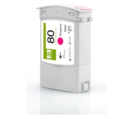 Струйный картридж NV Print 80 Magenta для HP DesignJet 1050c, 1055cm 400 мл совместимый NV-C4847A