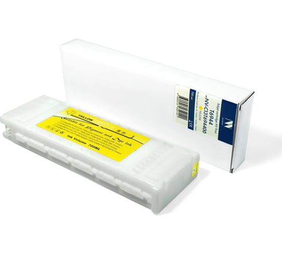 Струйный картридж NV Print T6944 Yellow для Epson SureColor SC-T5200/T3200/T7200 700 мл совместимый NV-C13T694400 1
