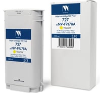 Струйный картридж NV Print 727 Yellow для HP DesignJet T920/T930/T1500/T1530/T2500/T2530 300 мл совместимый NV-F9J78A