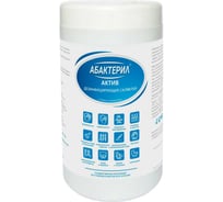 Салфетки влажные Абактерил Актив №100 18*15.5 см, в банке САЛ-В-33-1