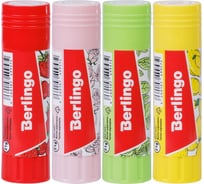 Клей-карандаш Berlingo Aroma, 21г, 12 шт в упаковке, ароматизированный мята, лимон, клубника, роза FPp_21100