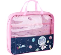 Папка с ручками ArtSpace Space cat А4, полиэстер, на молнии, 50мм ПТР-111_29451
