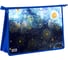 Папка для тетрадей ArtSpace Van Gogh 2 отделения, А4, пластик, фольга, на молнии ПТР-22_29427 1