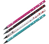 Карандаш чернографитовый Berlingo Riddle XS HB, 72 шт в упаковке, черное дерево, круглый, заточен., ассорти BP01135