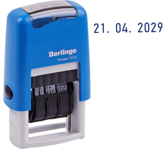 Ленточный датер BERLINGO Printer 7810, пластик, 1 строчка, 3 мм, банк BSt_82202 1