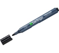 Перманентный маркер BERLINGO Multiline PE300 черный пулевидный 3 мм BMc_16201