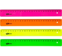 Линейка ArtSpace 25 см, флуоресцентная, ассорти 256250