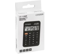 Калькулятор карманный Citizen LC-110NR 8 разрядов, черный